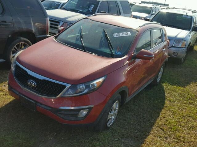 KNDPC3AC4F7699231 - 2015 KIA SPORTAGE E RED photo 2