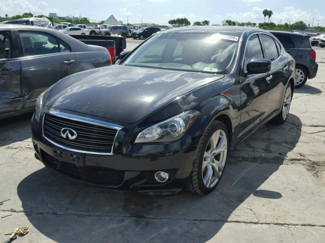 JN1BY1AP7CM331614 - 2012 INFINITI M37 BLACK photo 2