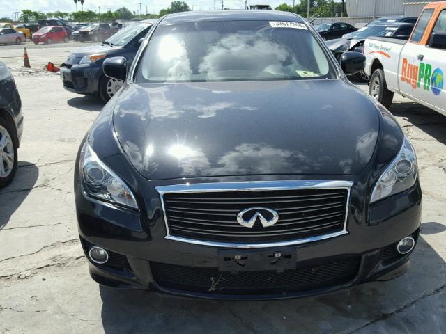 JN1BY1AP7CM331614 - 2012 INFINITI M37 BLACK photo 9