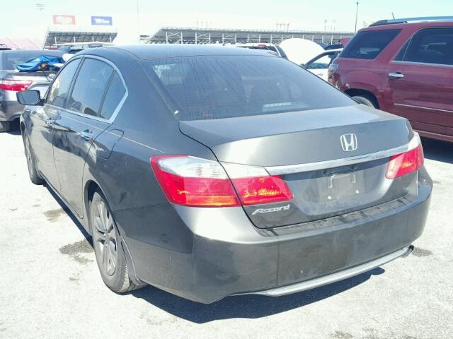 1HGCR2F30EA069421 - 2014 HONDA ACCORD LX CHARCOAL photo 3