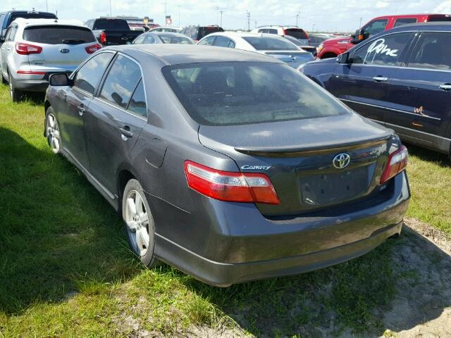 4T1BE46K57U562775 - 2007 TOYOTA CAMRY NEW GRAY photo 3