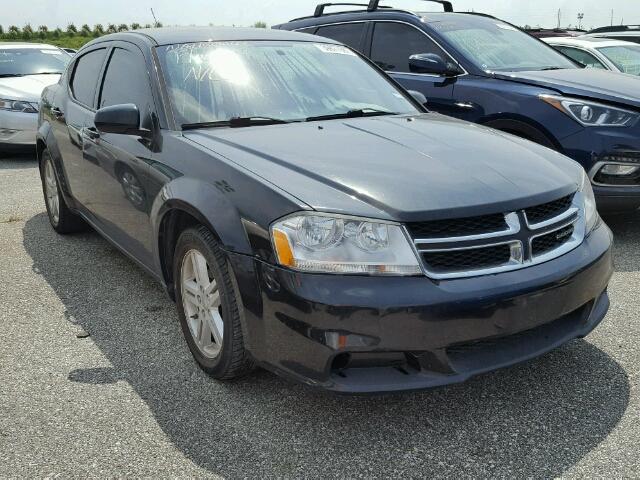 1B3BD1FB1BN501756 - 2011 DODGE AVENGER MA BLACK photo 1