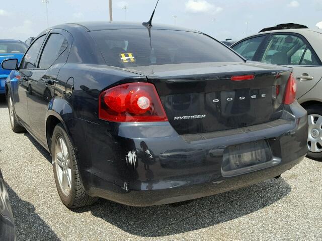 1B3BD1FB1BN501756 - 2011 DODGE AVENGER MA BLACK photo 3