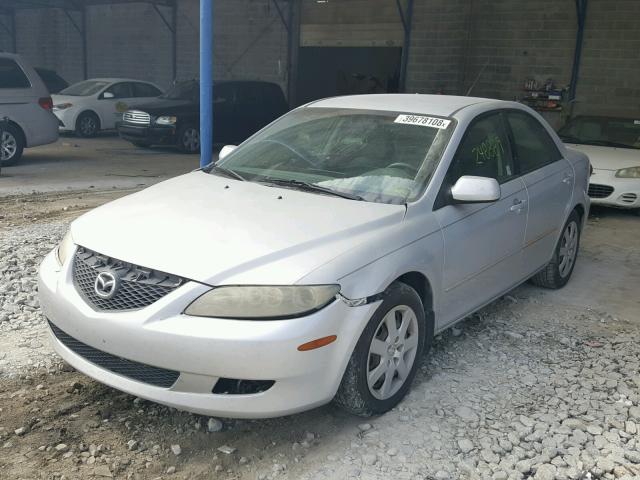 1YVFP80C055M64652 - 2005 MAZDA 6 I SILVER photo 2