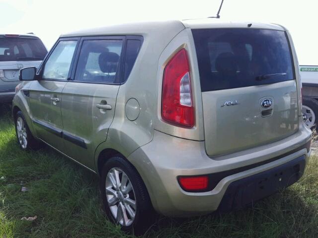 KNDJT2A67D7590933 - 2013 KIA SOUL GREEN photo 3