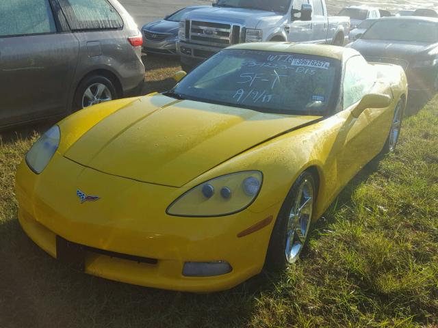 1G1YY25W185118652 - 2008 CHEVROLET CORVETTE YELLOW photo 2