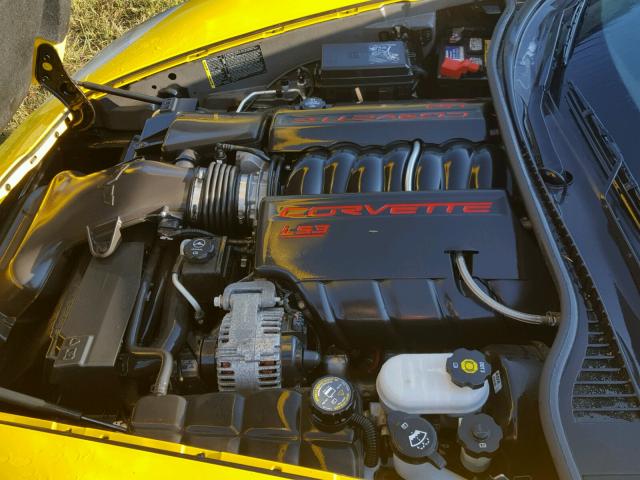 1G1YY25W185118652 - 2008 CHEVROLET CORVETTE YELLOW photo 5