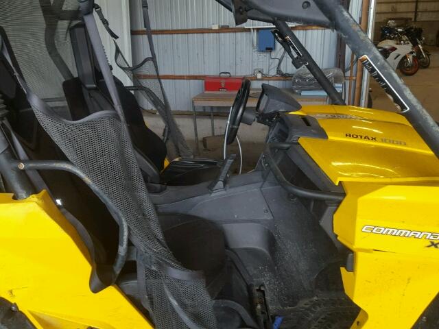 3JBKKCP1XBJ003169 - 2011 CAN-AM COMMANDER YELLOW photo 5