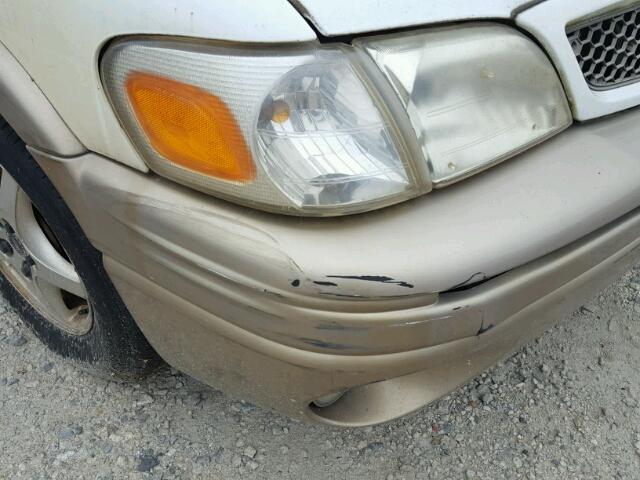 1GMDX03E82D117367 - 2002 PONTIAC MONTANA WHITE photo 9