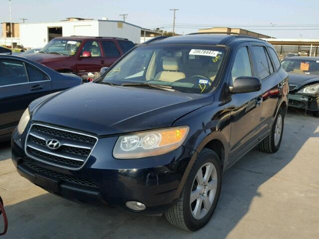 5NMSH13E97H118704 - 2007 HYUNDAI SANTA FE S BLACK photo 2