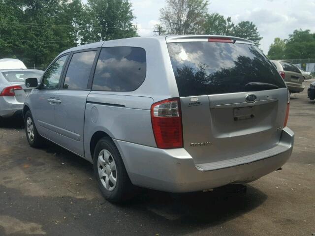 KNDMB233666045303 - 2006 KIA SEDONA EX SILVER photo 3