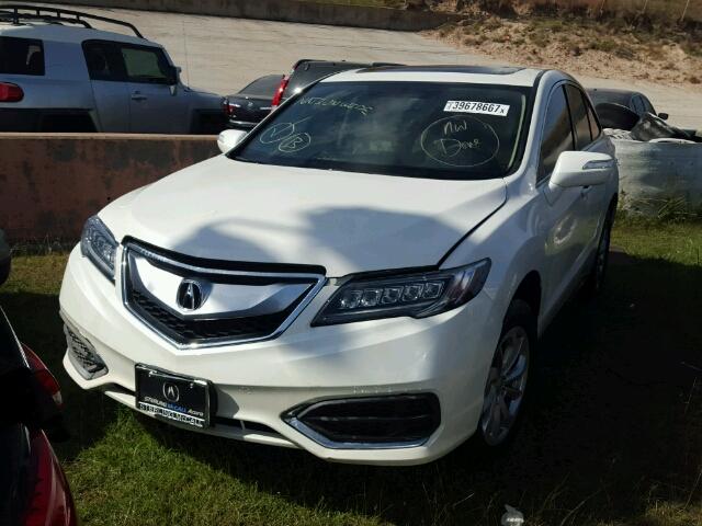 5J8TB3H35HL020716 - 2017 ACURA RDX BASE WHITE photo 2