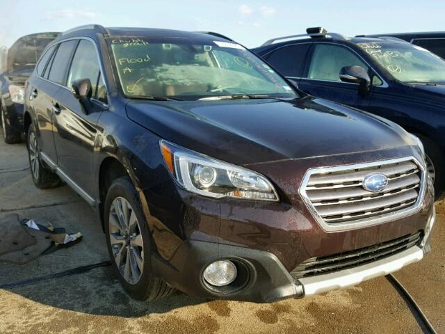 4S4BSETC7H3243817 - 2017 SUBARU OUTBACK MAROON photo 1