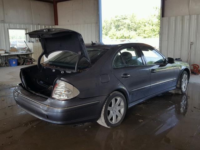 WDBUF87X97X211103 - 2007 MERCEDES-BENZ E 350 4MAT GRAY photo 4