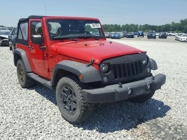 1C4AJWAG9EL145723 - 2014 JEEP WRANGLER S Qırmızı foto 1