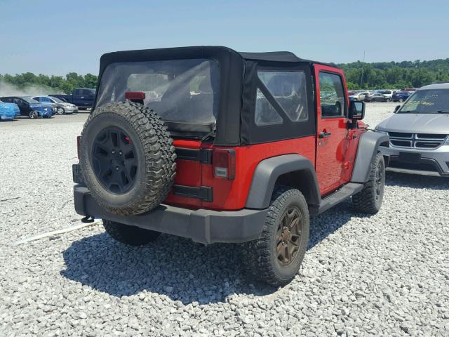1C4AJWAG9EL145723 - 2014 JEEP WRANGLER S Qırmızı foto 4