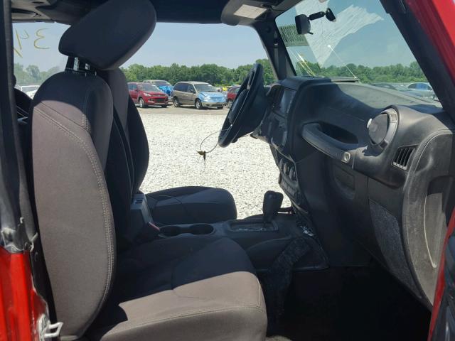 1C4AJWAG9EL145723 - 2014 JEEP WRANGLER S Qırmızı foto 5