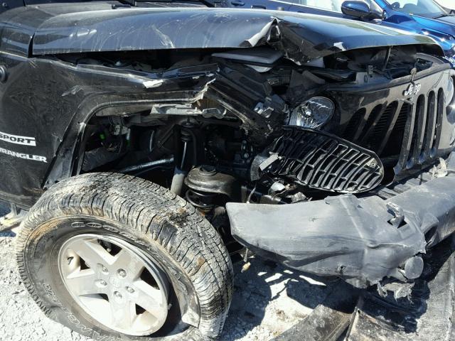 1C4AJWAG1EL162497 - 2014 JEEP WRANGLER S 黑色 照片 9