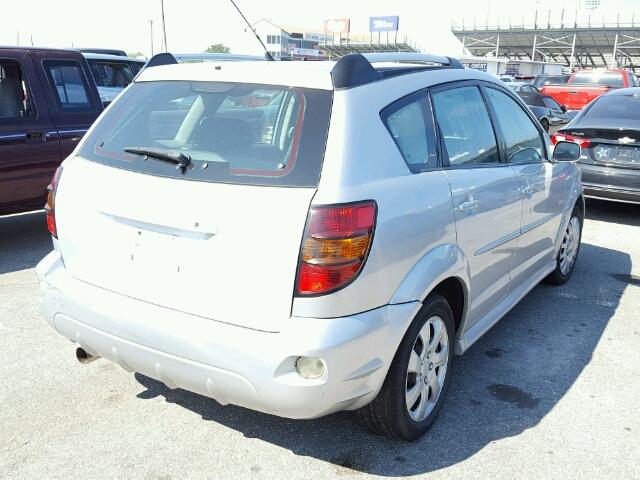 5Y2SL65806Z412618 - 2006 PONTIAC VIBE SILVER photo 4