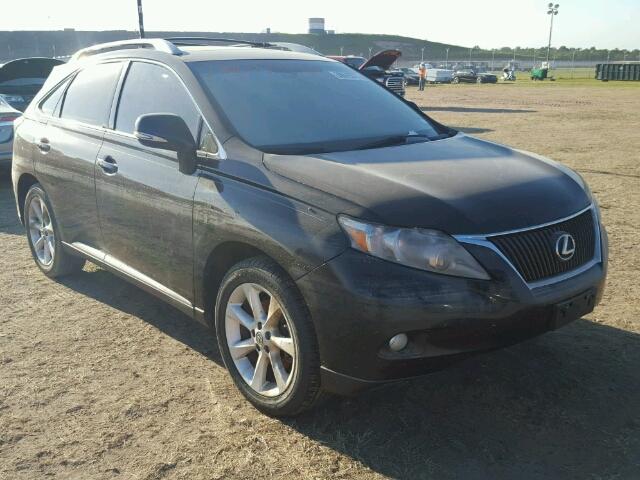 2T2ZK1BA4AC012345 - 2010 LEXUS RX BLACK photo 1