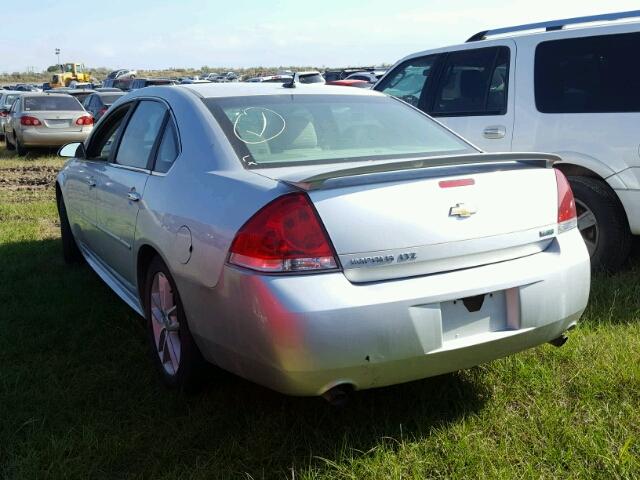 2G1WC5E32D1242549 - 2013 CHEVROLET IMPALA SILVER photo 3