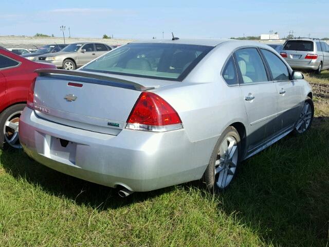 2G1WC5E32D1242549 - 2013 CHEVROLET IMPALA SILVER photo 4