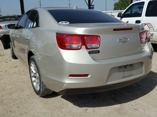 1G11C5SA4DF194834 - 2013 CHEVROLET MALIBU 1LT ოქროსფერი ფოტო 3