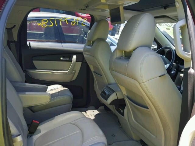 1GKLVMED3AJ234148 - 2010 GMC ACADIA SLT წითელი ფოტო 6