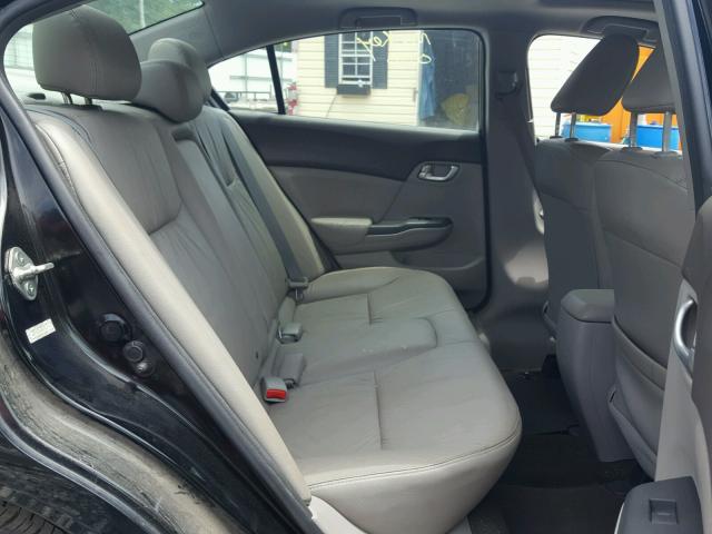 2HGFB2F94CH536778 - 2012 HONDA CIVIC EXL 黑色 照片 6