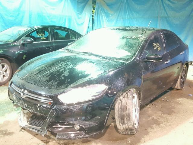 1C3CDFCH9DD327246 - 2013 DODGE DART LIMIT BLACK photo 2