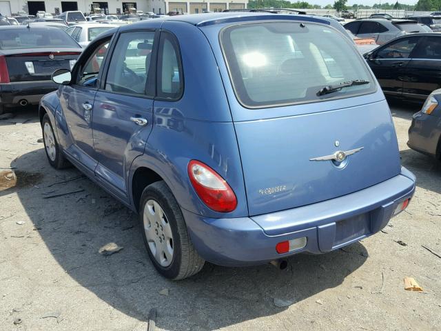 3A4FY48BX7T544318 - 2007 CHRYSLER PT CRUISER BLUE photo 3