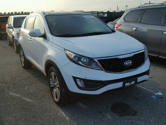 KNDPC3AC8G7845292 - 2016 KIA SPORTAGE E WHITE photo 1