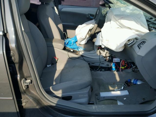 1G1ZA5EU3CF395900 - 2012 CHEVROLET MALIBU LS ნაცრისფერი ფოტო 5