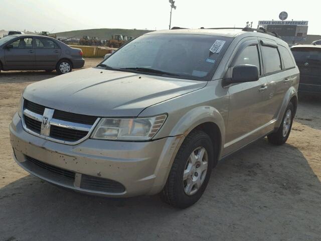 3D4GG47B89T583882 - 2009 DODGE JOURNEY TAN photo 2