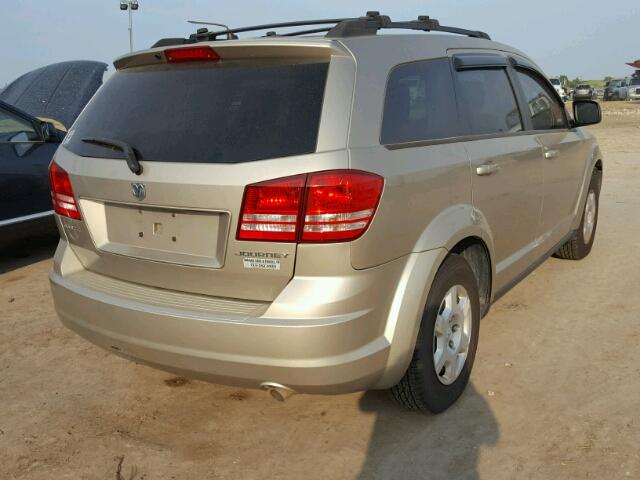 3D4GG47B89T583882 - 2009 DODGE JOURNEY TAN photo 4