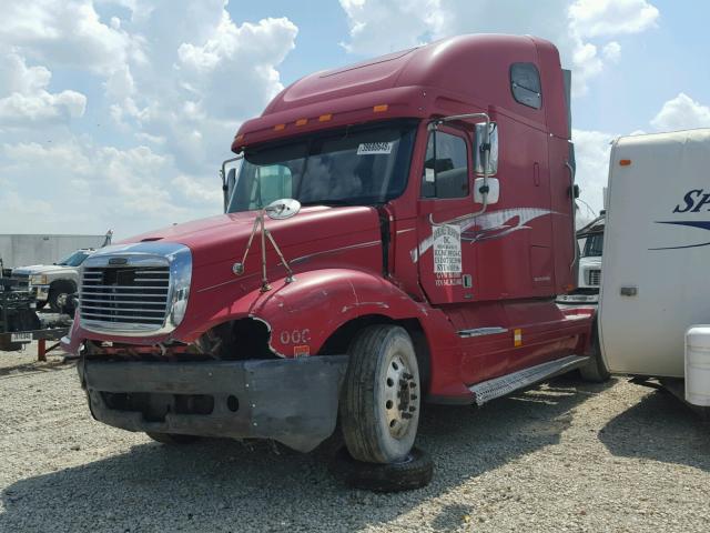 1FUJA6CG54LM21481 - 2004 FREIGHTLINER CONVENTION RED photo 2