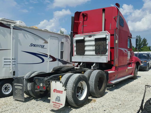 1FUJA6CG54LM21481 - 2004 FREIGHTLINER CONVENTION RED photo 4