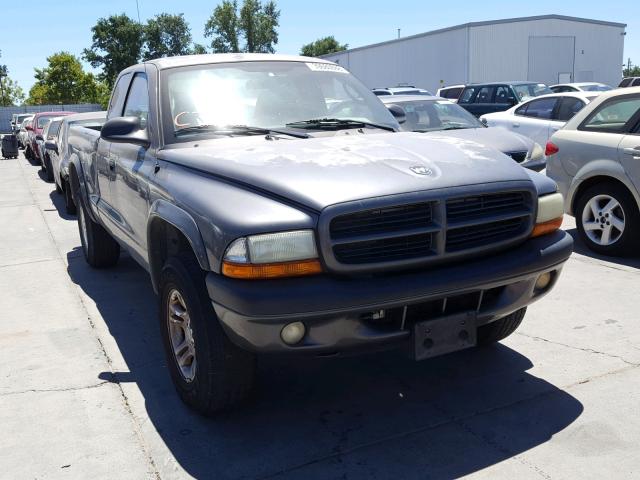 1B7GG32N42S664815 - 2002 DODGE DAKOTA SPO CHARCOAL photo 1