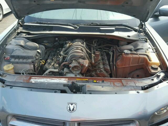 2B3KA53H16H229457 - 2006 DODGE CHARGER GRAY photo 7