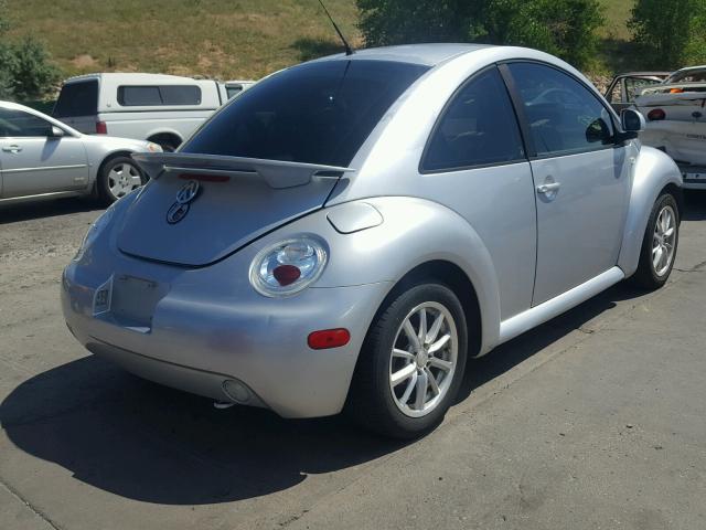 3VWBC21C1XM451902 - 1999 VOLKSWAGEN NEW BEETLE ვერცხლისფერი ფოტო 4