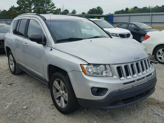 1C4NJCBA2CD500619 - 2012 JEEP COMPASS SP SILVER photo 1