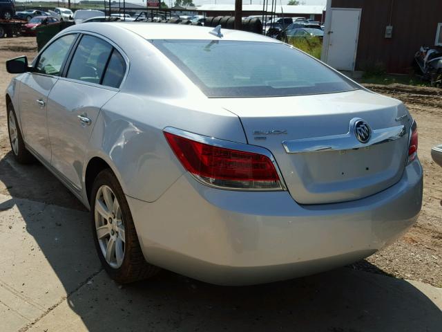 1G4GD5GD6BF264120 - 2011 BUICK LACROSSE C SILVER photo 3