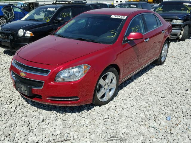 1G1ZC5E00CF256153 - 2012 CHEVROLET MALIBU 1LT 红色 照片 2