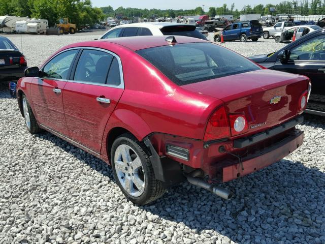 1G1ZC5E00CF256153 - 2012 CHEVROLET MALIBU 1LT 红色 照片 3