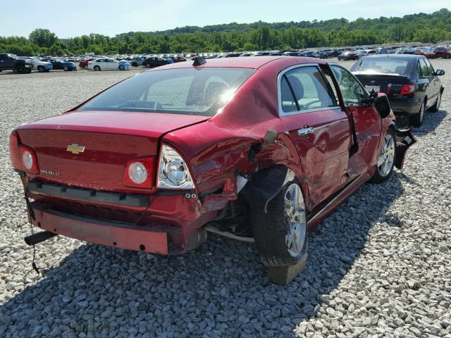 1G1ZC5E00CF256153 - 2012 CHEVROLET MALIBU 1LT 红色 照片 4