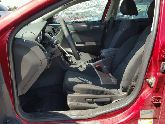 1G1ZC5E00CF256153 - 2012 CHEVROLET MALIBU 1LT 红色 照片 5