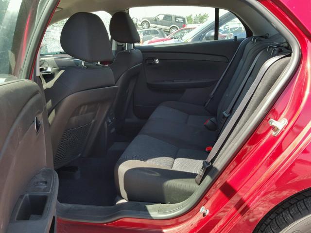 1G1ZC5E00CF256153 - 2012 CHEVROLET MALIBU 1LT 红色 照片 6