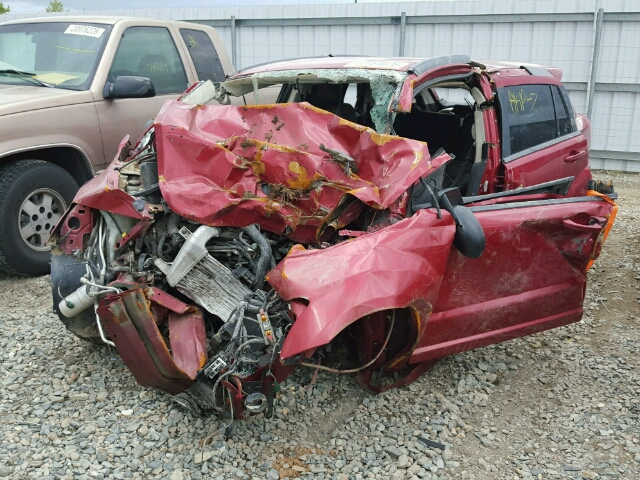 1B3HB68F28D708278 - 2008 DODGE CALIBER SR RED photo 2