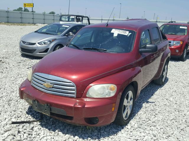 3GNDA13D88S570634 - 2008 CHEVROLET HHR LS MAROON photo 2