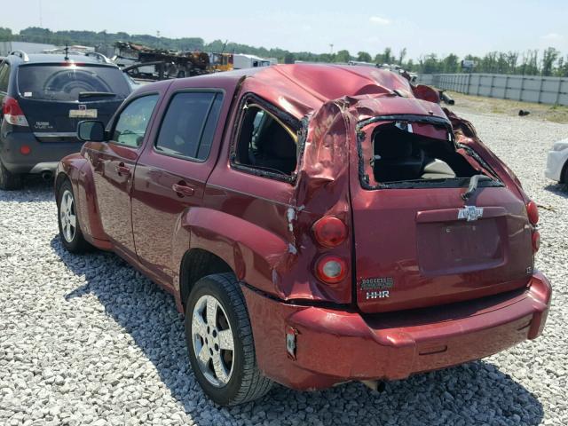 3GNDA13D88S570634 - 2008 CHEVROLET HHR LS MAROON photo 3